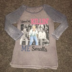 Thin and soft three-quarter sleeve tee